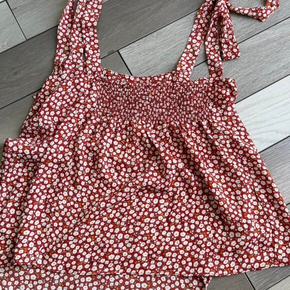 Everleigh rust floral tie strap - Picture 4 of 5